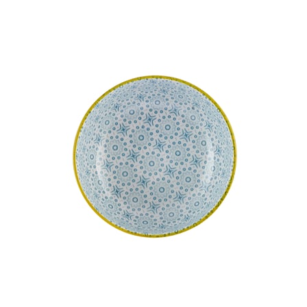 Karaca Floral Mavi Round Çerezlik 10 cm