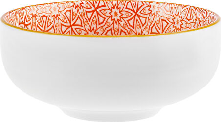 Karaca Floral Turuncu Round Çerezlik 10 Cm