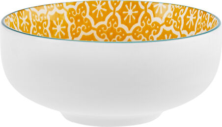 Karaca Floral Sarı Round Çerezlik 10 Cm