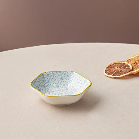 Karaca GL Floral Mavi Triangle Çerezlik 10 cm Collection model 865029