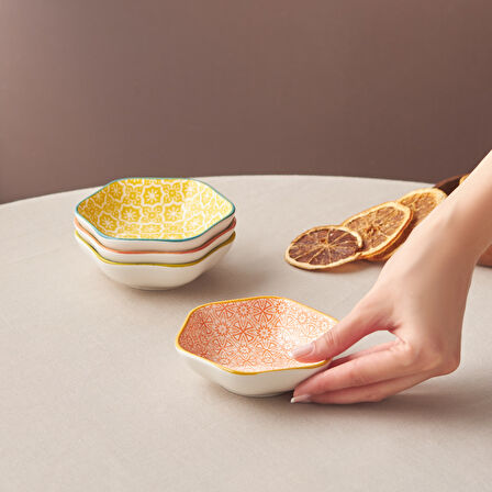 Karaca GL Floral Mavi Triangle Çerezlik 10 cm Collection model 865029