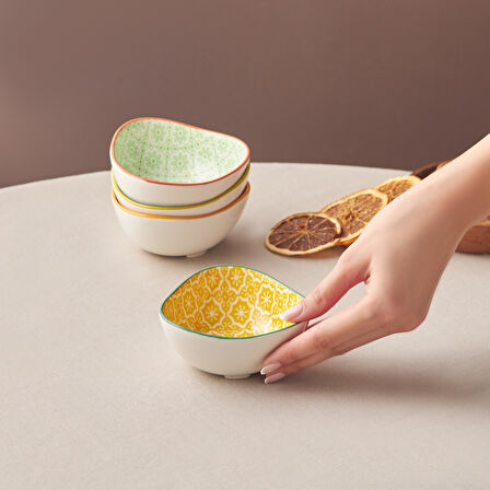 Karaca GL Floral Mavi Triangle Çerezlik 10 cm Collection model 865029