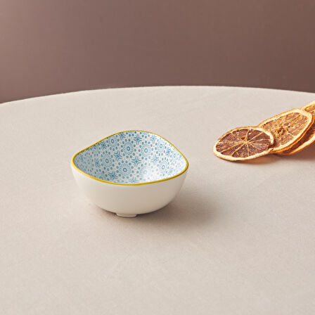 Karaca GL Floral Mavi Triangle Çerezlik 10 cm Collection model 865029