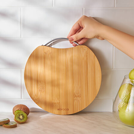 Karaca Owen Round Small Bambu Kesme Tahtası 25 Cm