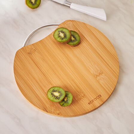 Karaca Owen Round Small Bambu Kesme Tahtası 25 Cm