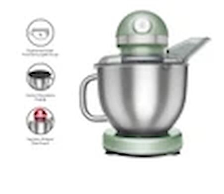 Mastermaid Chef Pro Çift Kollu Stand Mikser Cabbage Green 1750 W