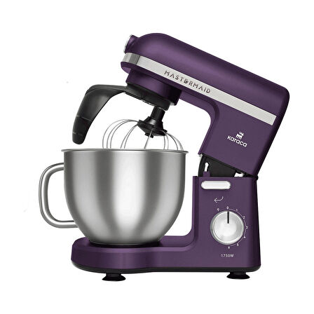 Karaca Mastermaid Chef Pro Çift Kollu Stand Mikser Grape Purp 1750 W