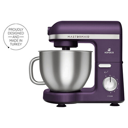 Karaca Mastermaid Chef Pro Çift Kollu Stand Mikser Grape Purp 1750 W