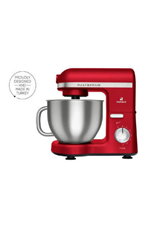 Karaca Mastermaid Chef Pro Çift Kollu 1750 W 5 lt Kırmızı Stand Mikser Teşhir
