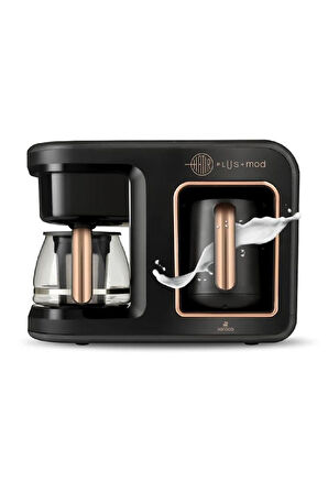 Karaca Hatır Plus Mod 5 in 1 Essential Filtre Kahve Makinesi Black Copper Outlet