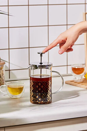 Game Borosilikat Cam French Press 600 ml