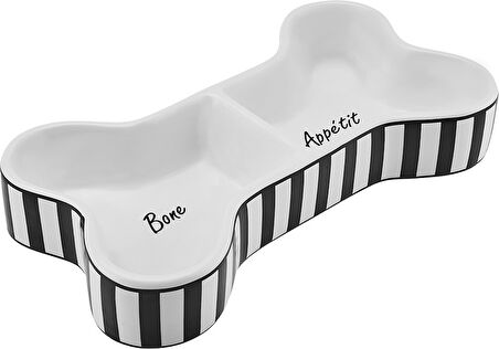 Karaca Bone Appetit Bölmeli Kedi Köpek Mama Kabı