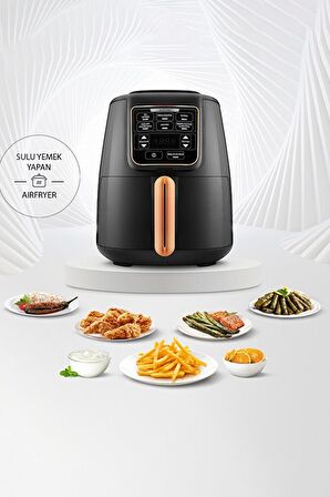 Karaca Air Pro Cook Xl 2 in 1 4 lt Yağsız Airfryer Siyah