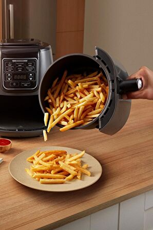 Karaca Air Pro Cook Xl 2 in 1 4 lt Yağsız Airfryer Siyah