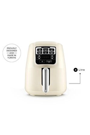 Karaca Air Pro Cook Xl 2 in 1 4 lt Yağsız Airfryer Bej