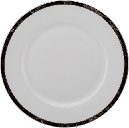 Karaca Damalı Çizgi Porselen Pasta Tabağı 19 Cm