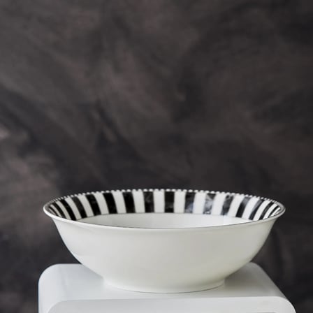 Karaca Damalı Porselen Salata Kasesi 23 cm