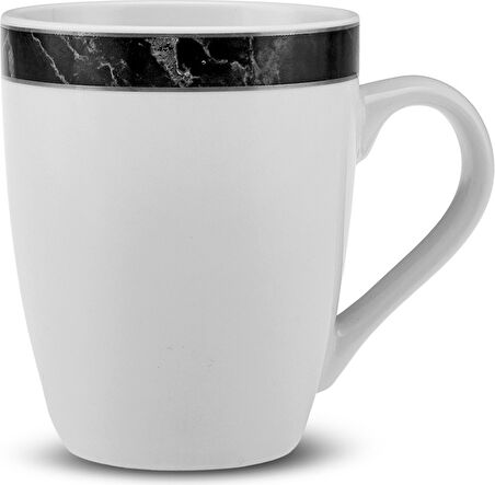 Karaca Damalı Çizgi Porselen Kupa 320 Ml