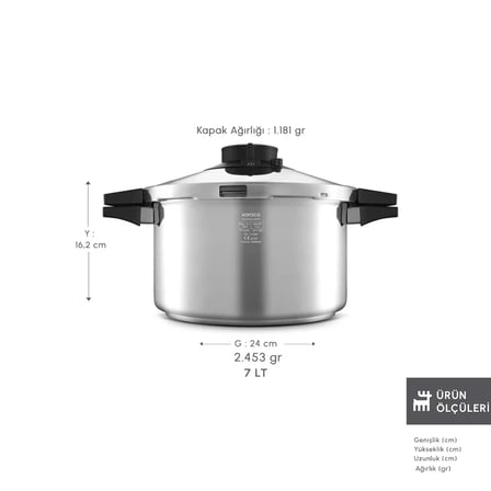 Karaca Quick and Safe İndüksiyon Tabanlı Düdüklü Tencere Seti 4+6 Lt