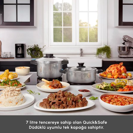 Karaca Quick and Safe İndüksiyon Tabanlı Düdüklü Tencere Seti 4+6 Lt