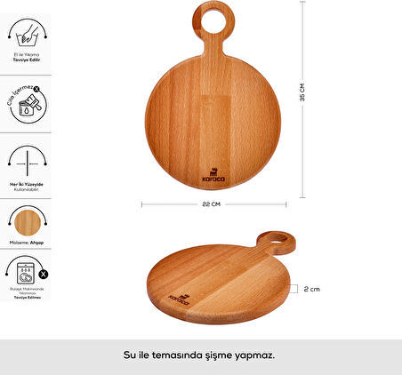 Karaca Woodland Round Kesme Tahtası S