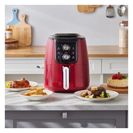 Karaca Air Pro Cook Manuel XL Airfryer Ruby