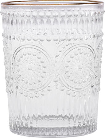 Karaca Sunflower 6'lı Su Bardağı Gold 250 ml