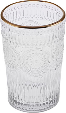 Karaca Sunflower 6'lı Meşrubat Bardağı Gold 332 ml