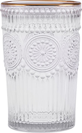 Karaca Sunflower 6'lı Meşrubat Bardağı Gold 332 ml