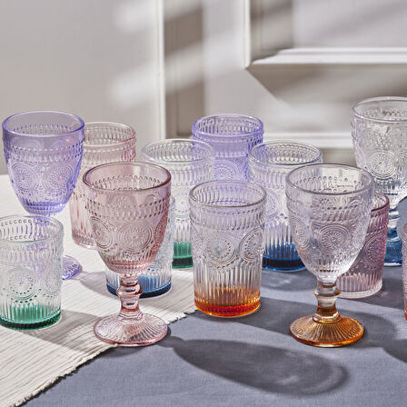 Karaca Sunflower Tekli Meşrubat Bardağı Yeşil 332 ml