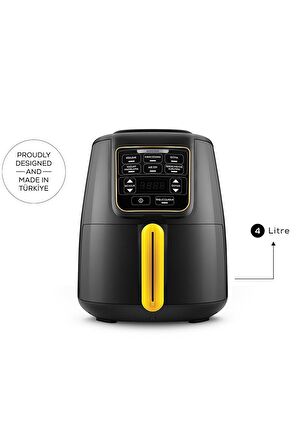 Karaca Air Pro Cook Köz Xl 4 lt Yağsız Airfryer Altın