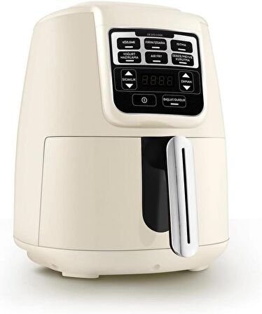 (AMBALAJ HASARLI) Karaca Air Pro Cook Köz XL Airfryer 4 lt Yağsız Starlight Fritöz