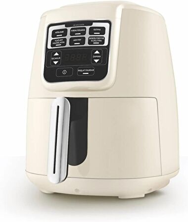 (AMBALAJ HASARLI) Karaca Air Pro Cook Köz XL Airfryer 4 lt Yağsız Starlight Fritöz