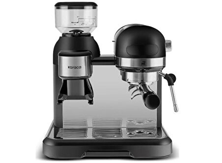 Karaca Coffeemaid Kahve Öğütücülü, Köpürtücülü, 19Bar Basınçlı Espresso Latte Cappuccino Americano Mk. 1,4L