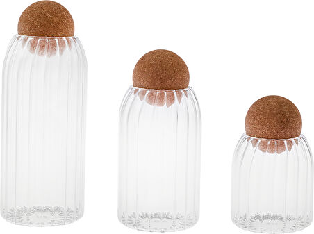 Karaca Rotana 3'lü Cam Saklama Kabı