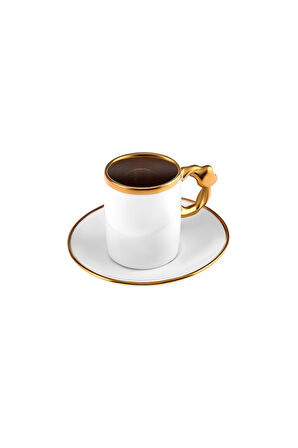 Karaca Kalpli 6 Kişilik Kahve Fincan Takımı 80 ml