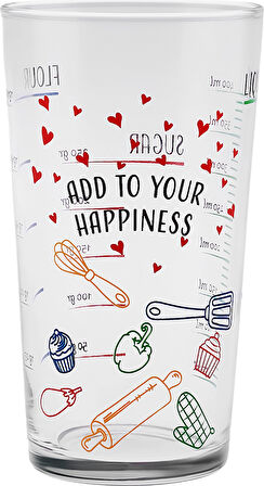 Karaca Carme Kırmızı Ölçü Bardağı 550 Ml