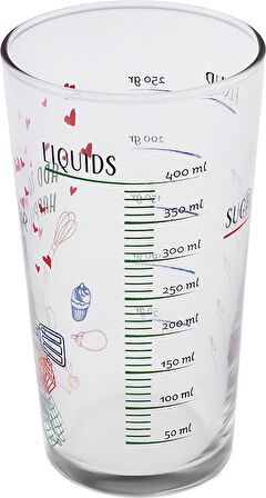 Karaca Carme Kırmızı Ölçü Bardağı 550 Ml