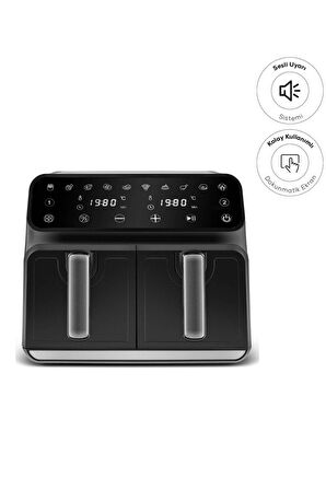 Multifry Xxxl 4+4 Litre Dijital Twin Iki Hazneli Airfryer