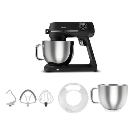 Karaca Multichef Artisan Digital Ekran 7 L Döküm Stand Mikser Siyah Hamur Yoğurma Makinası