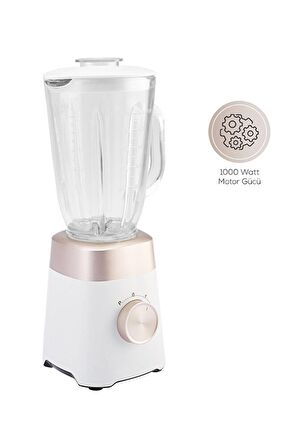 Karaca Multiblend 1000 W Set Mikser Krem