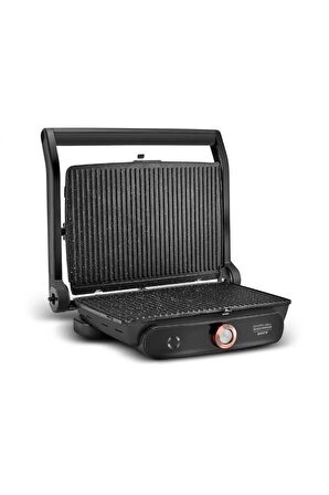 Karaca Gastro Grill Glass Premium Tost Makinesi Black Copper 2400 W