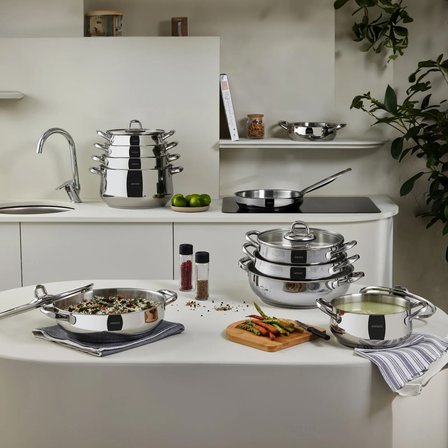 Karaca New Akara İndüksiyon Tabanlı Çelik Karnıyarık Tencere 24 Cm