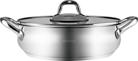 Karaca New Akara Indüksiyon Tabanlı Çelik Karnıyarık Tencere 24 Cm Metal Htcshp 1005813