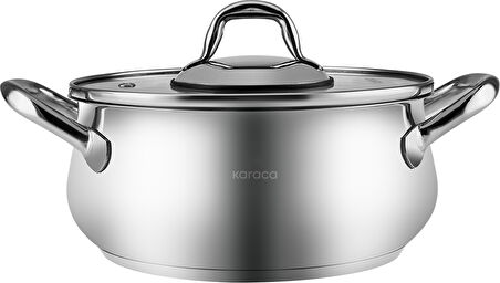 Karaca New Akara Indüksiyon Tabanlı Çelik Derin Tencere 28 Cm