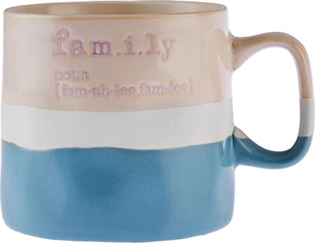 Karaca Family Mavi Kupa 320 ml