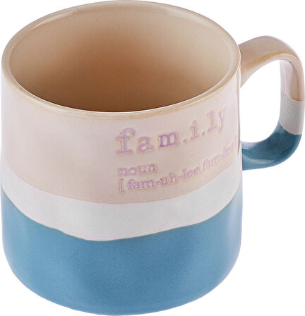 Karaca Family Mavi Kupa 320 ml