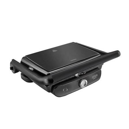 Karaca Gastro Grill Glass Premium 6 Dilim Kapasiteli Döküm Tost Makinesi Black Chrome 2400W
