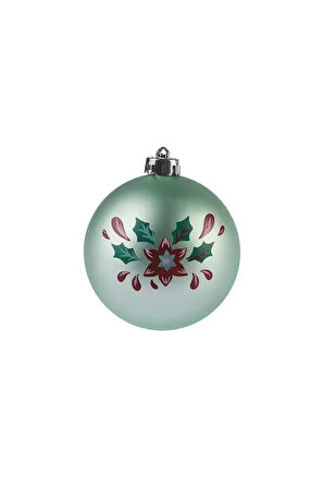 Karaca Home New Year Yılbaşı Pretty Ağaç Süsü Seti 4 Parça 8 cm