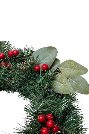 Karaca Home New Year Yılbaşı Pine Kapı Süsü 40 cm